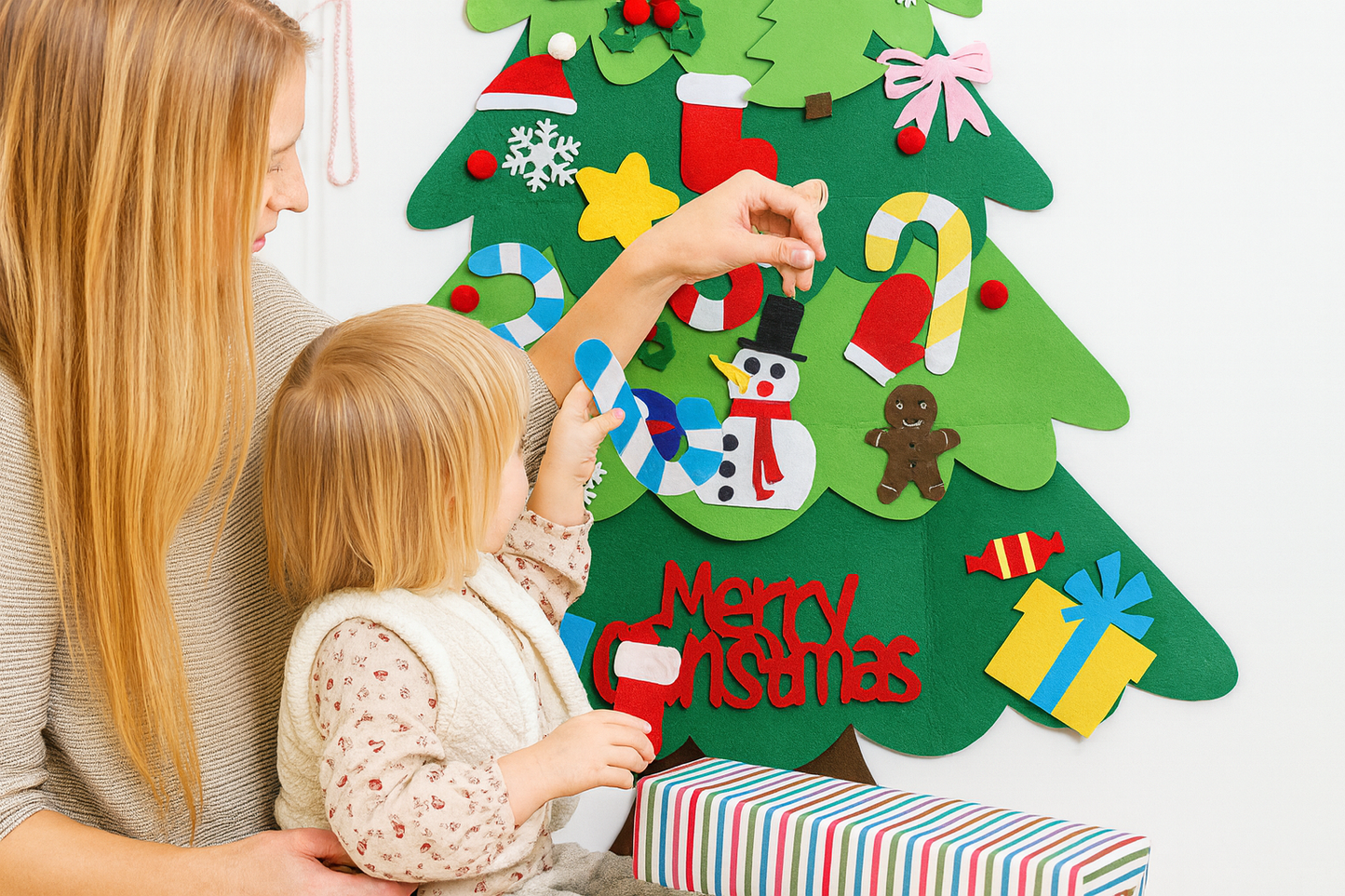 Felt Christmas Tree for kids: Safe, fun, and creative