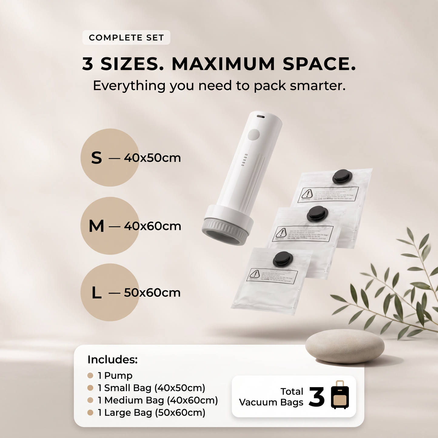 Vacuum Travel Bags | Fit More, Stress Less