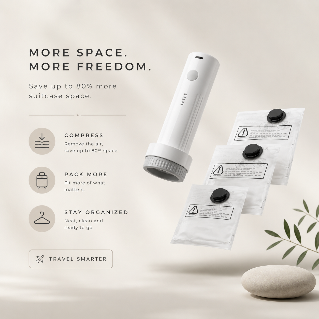 Vacuum Travel Bags | Fit More, Stress Less