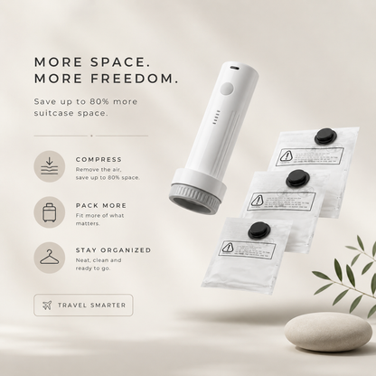 Vacuum Travel Bags | Fit More, Stress Less