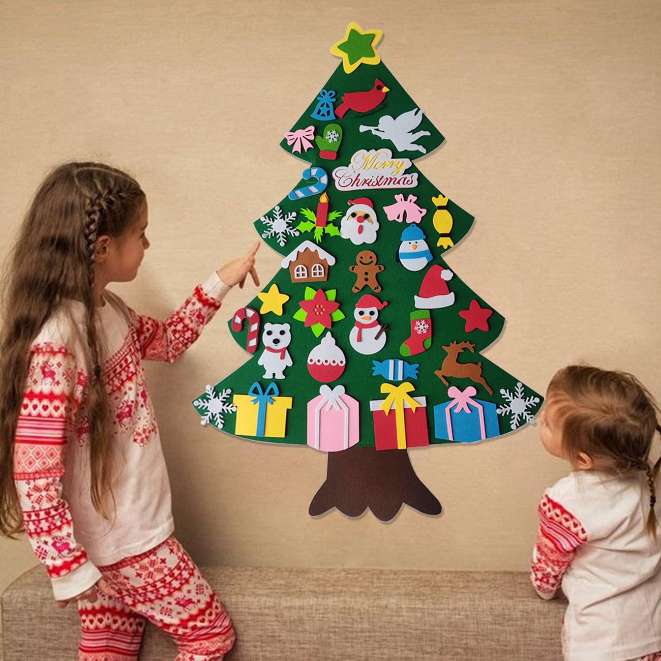 Felt Christmas Tree for kids: Safe, fun, and creative